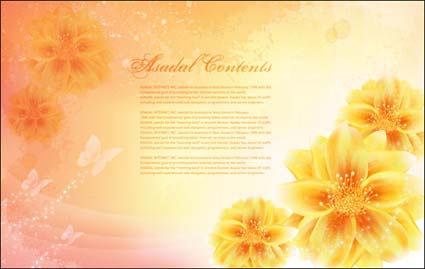 matriel Vector fleur fantaisie-14