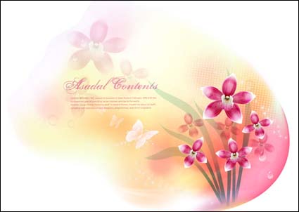 matriel Vector fleur fantaisie -13