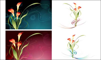 matriel Vector fleur fantaisie-15
